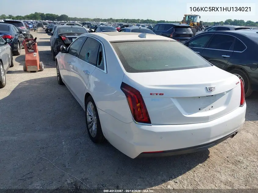 2017 Cadillac Ct6 Luxury VIN: 1G6KC5RX1HU134021 Lot: 45122387