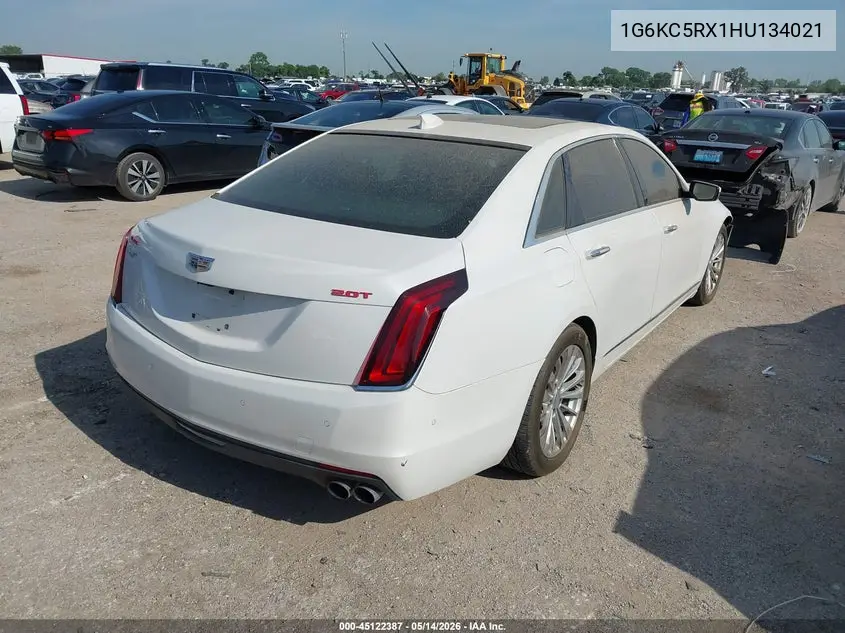2017 Cadillac Ct6 Luxury VIN: 1G6KC5RX1HU134021 Lot: 45122387