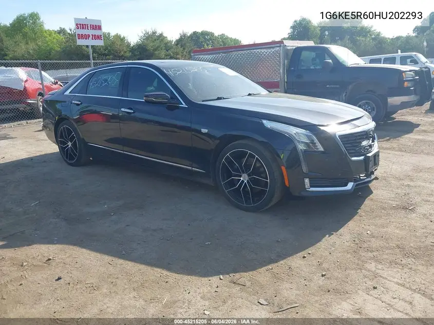 2017 Cadillac Ct6 Twin Turbo Luxury VIN: 1G6KE5R60HU202293 Lot: 45215205