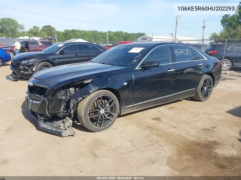 2017 Cadillac Ct6 Twin Turbo Luxury VIN: 1G6KE5R60HU202293 Lot: 45215205