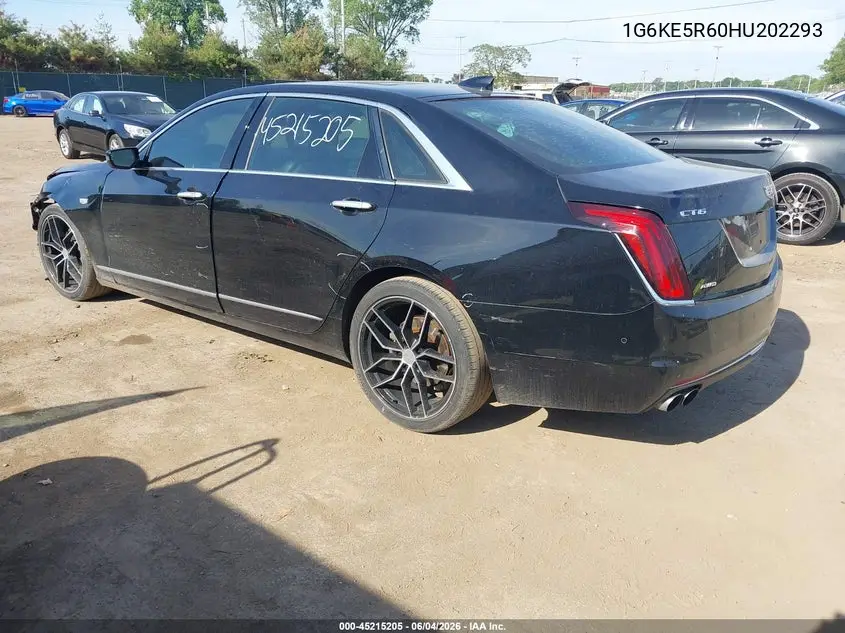 2017 Cadillac Ct6 Twin Turbo Luxury VIN: 1G6KE5R60HU202293 Lot: 45215205