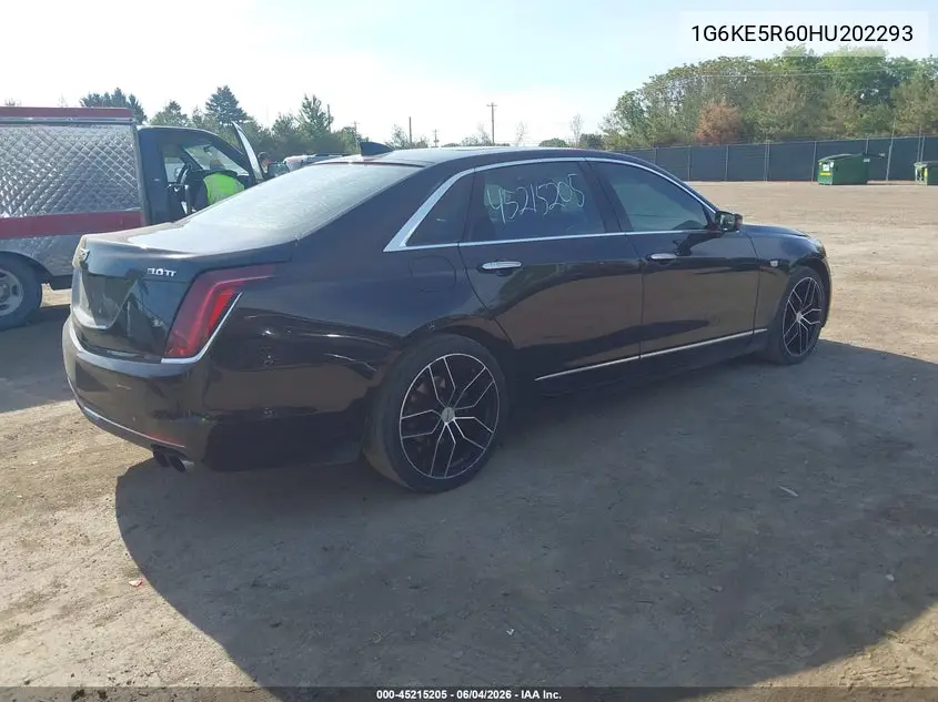 2017 Cadillac Ct6 Twin Turbo Luxury VIN: 1G6KE5R60HU202293 Lot: 45215205