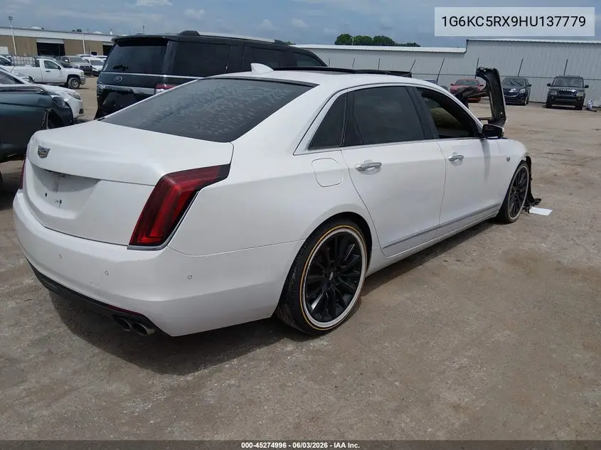 2017 Cadillac Ct6 Luxury VIN: 1G6KC5RX9HU137779 Lot: 45274996
