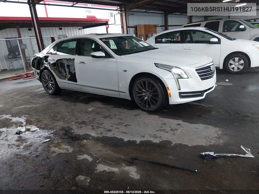 2017 Cadillac Ct6 Standard VIN: 1G6KB5RS1HU191827 Lot: 45345155