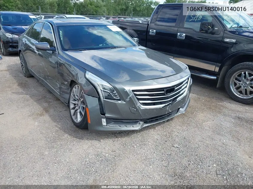 2017 Cadillac Ct6 Premium Luxury VIN: 1G6KF5RS0HU140016 Lot: 45395650