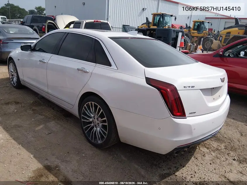 2017 Cadillac Ct6 Premium Luxury VIN: 1G6KF5RS7HU145410 Lot: 45406518