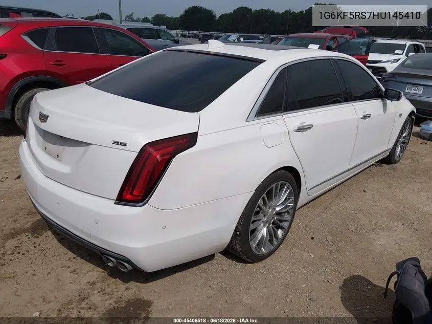 2017 Cadillac Ct6 Premium Luxury VIN: 1G6KF5RS7HU145410 Lot: 45406518