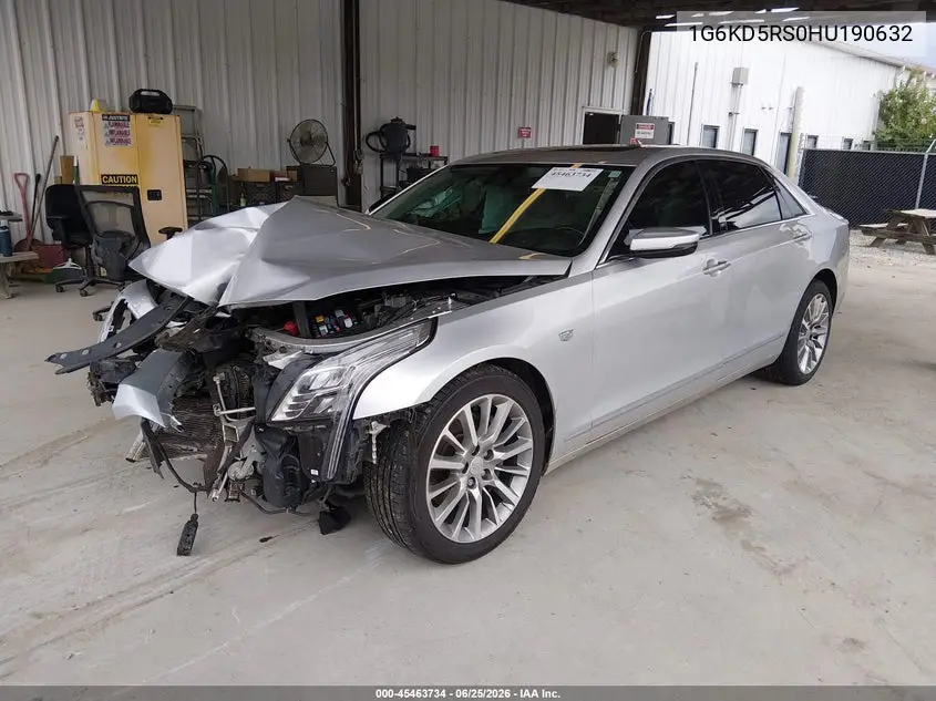 2017 Cadillac Ct6 Luxury VIN: 1G6KD5RS0HU190632 Lot: 45463734