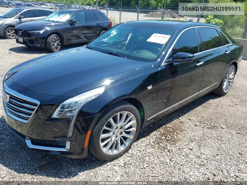2017 Cadillac Ct6 Luxury VIN: 1G6KD5RS2HU199591 Lot: 45543968