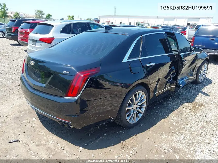 2017 Cadillac Ct6 Luxury VIN: 1G6KD5RS2HU199591 Lot: 45543968