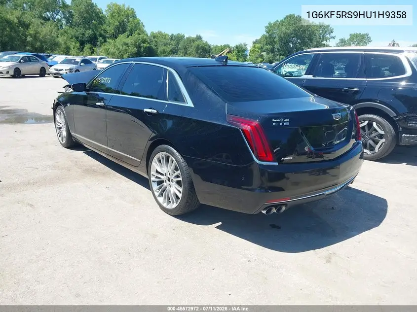 2017 Cadillac Ct6 Premium Luxury VIN: 1G6KF5RS9HU1H9358 Lot: 45572972