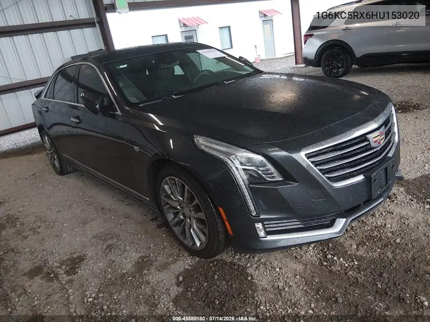 2017 Cadillac Ct6 Luxury VIN: 1G6KC5RX6HU153020 Lot: 45580180