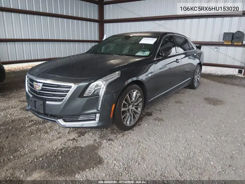 2017 Cadillac Ct6 Luxury VIN: 1G6KC5RX6HU153020 Lot: 45580180