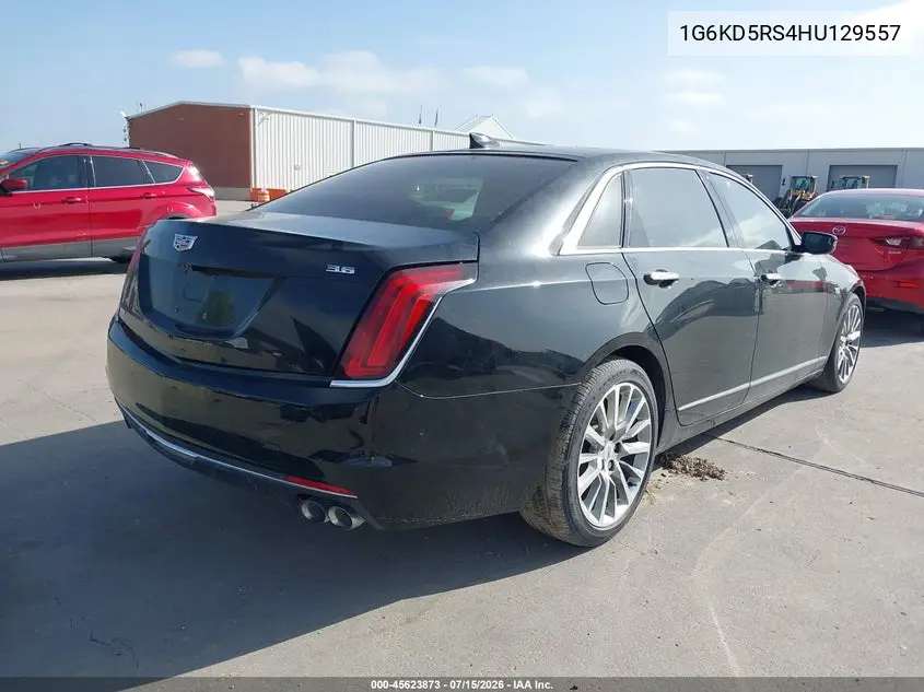 2017 Cadillac Ct6 Luxury VIN: 1G6KD5RS4HU129557 Lot: 45623873