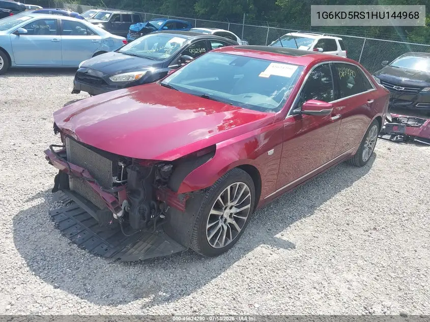 2017 Cadillac Ct6 Luxury VIN: 1G6KD5RS1HU144968 Lot: 45624290