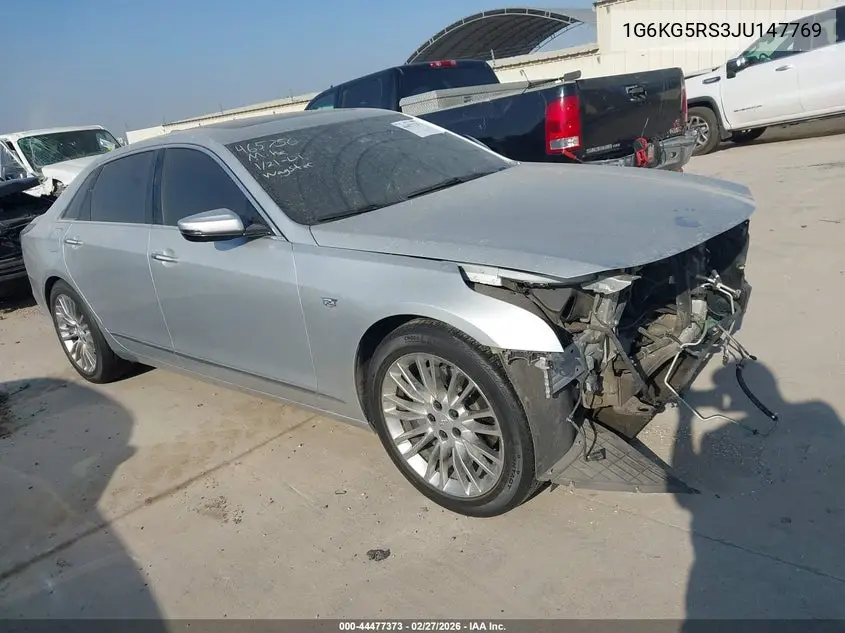 2018 Cadillac Ct6 Premium Luxury VIN: 1G6KG5RS3JU147769 Lot: 44477373