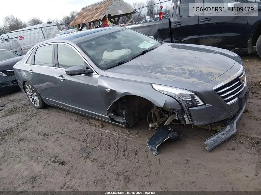 2018 Cadillac Ct6 Luxury VIN: 1G6KD5RS1JU109479 Lot: 44594398