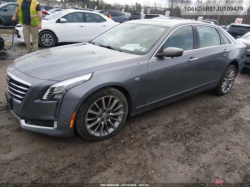 2018 Cadillac Ct6 Luxury VIN: 1G6KD5RS1JU109479 Lot: 44594398