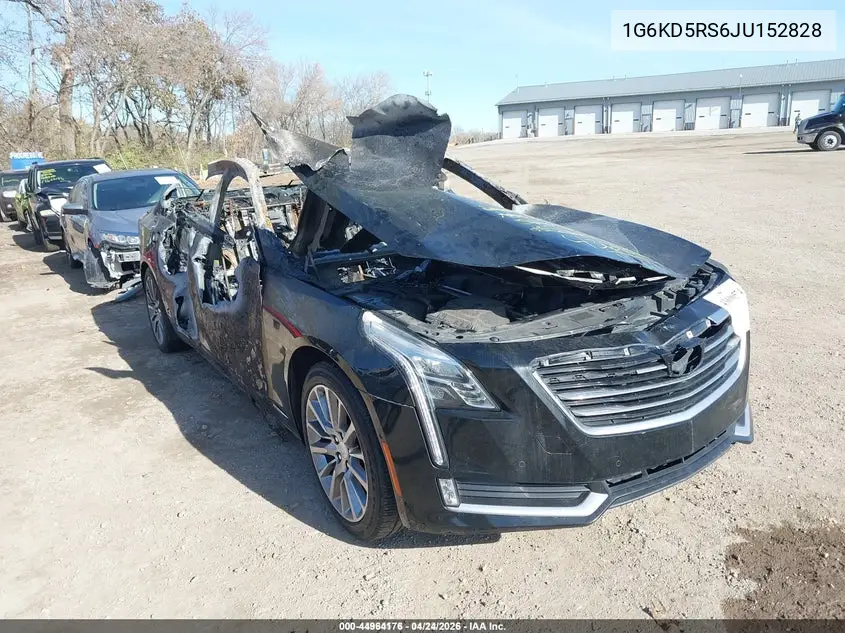 2018 Cadillac Ct6 Luxury VIN: 1G6KD5RS6JU152828 Lot: 44964176