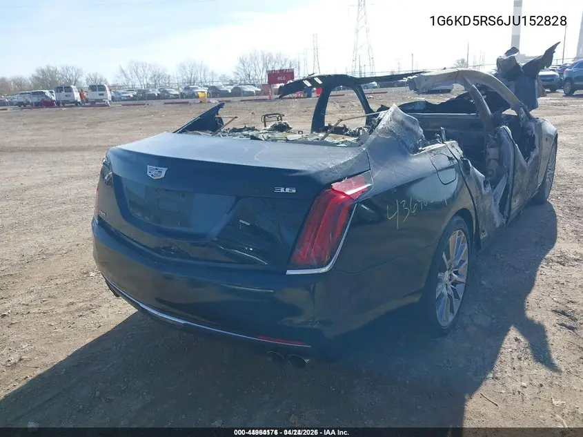 2018 Cadillac Ct6 Luxury VIN: 1G6KD5RS6JU152828 Lot: 44964176