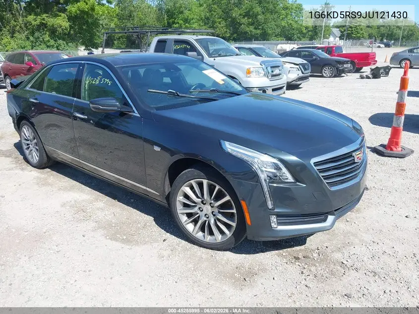 2018 Cadillac Ct6 Luxury VIN: 1G6KD5RS9JU121430 Lot: 45255995