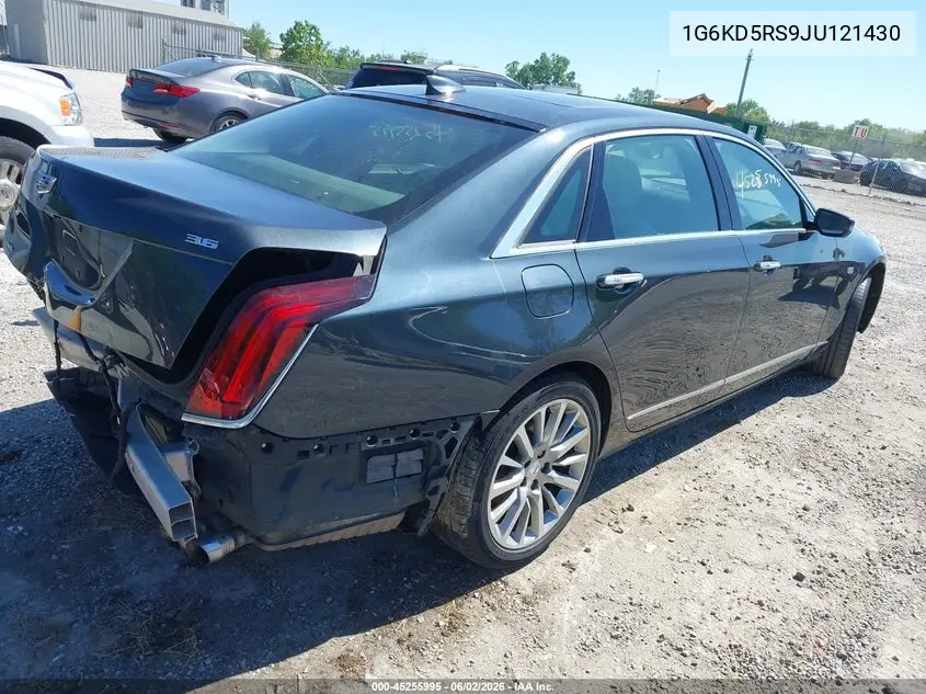 2018 Cadillac Ct6 Luxury VIN: 1G6KD5RS9JU121430 Lot: 45255995