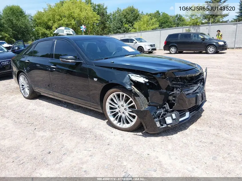 2018 Cadillac Ct6 Twin Turbo Premium Luxury VIN: 1G6KJ5R65JU143520 Lot: 45561174
