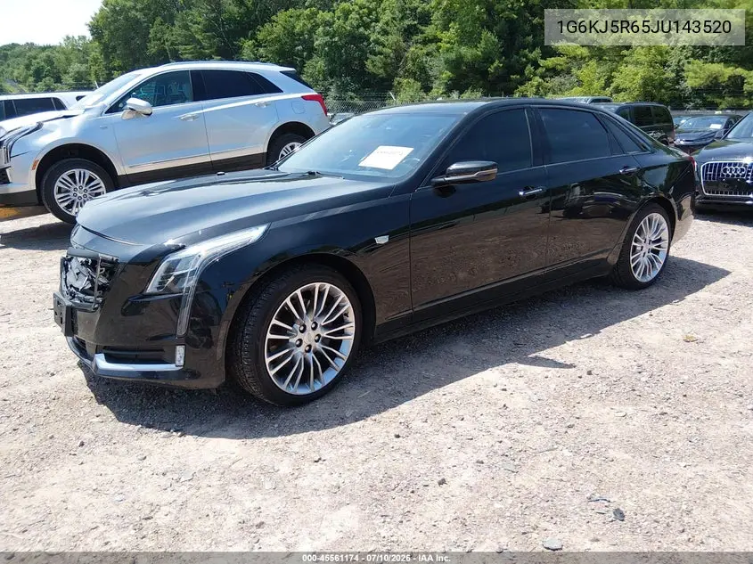2018 Cadillac Ct6 Twin Turbo Premium Luxury VIN: 1G6KJ5R65JU143520 Lot: 45561174