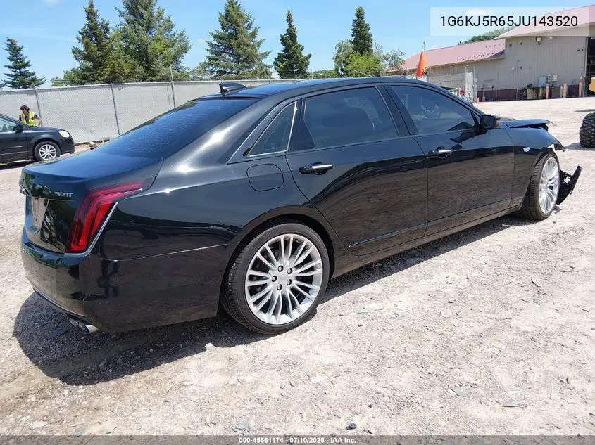2018 Cadillac Ct6 Twin Turbo Premium Luxury VIN: 1G6KJ5R65JU143520 Lot: 45561174