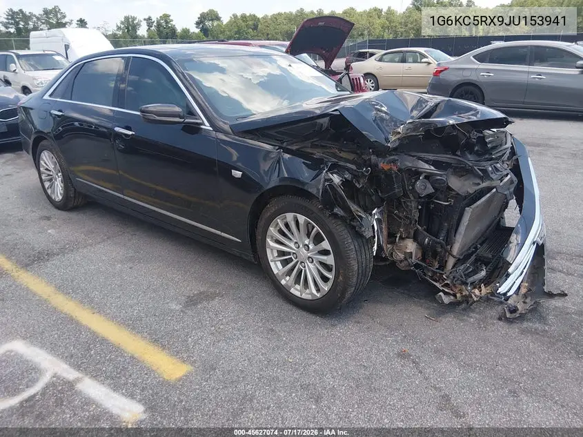 2018 Cadillac Ct6 Luxury VIN: 1G6KC5RX9JU153941 Lot: 45627074