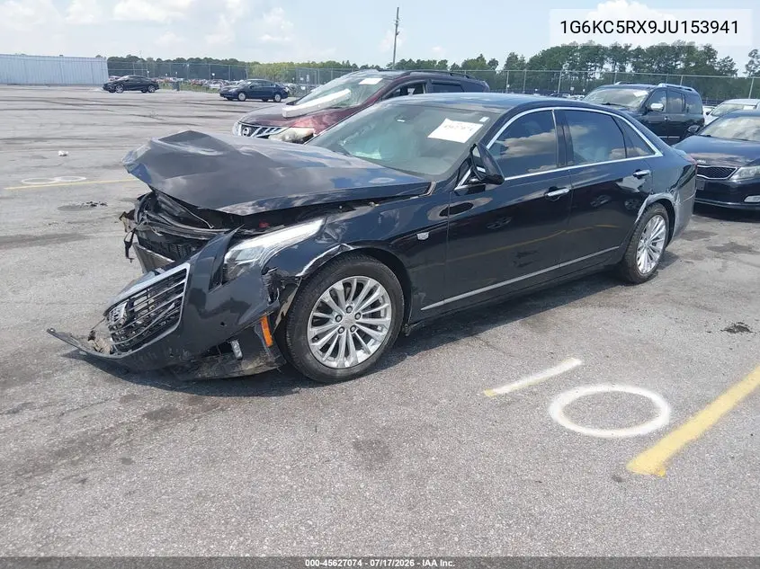 2018 Cadillac Ct6 Luxury VIN: 1G6KC5RX9JU153941 Lot: 45627074