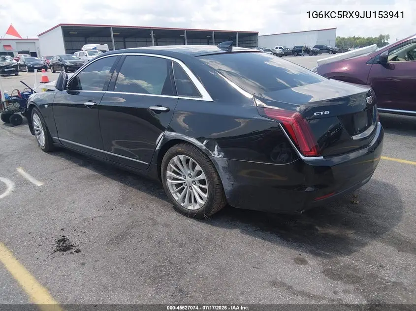 2018 Cadillac Ct6 Luxury VIN: 1G6KC5RX9JU153941 Lot: 45627074