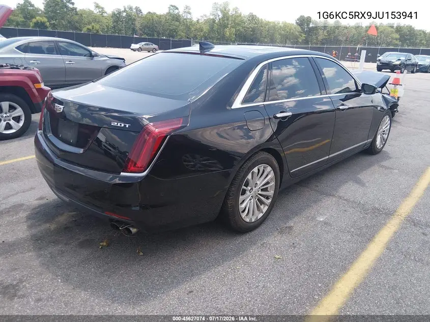 2018 Cadillac Ct6 Luxury VIN: 1G6KC5RX9JU153941 Lot: 45627074