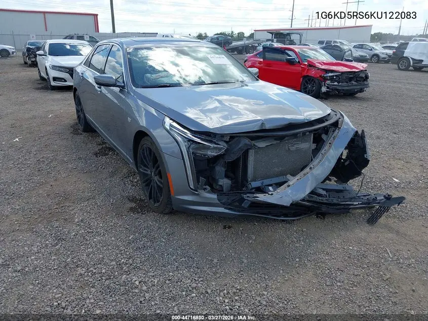 2019 Cadillac Ct6 Premium Luxury VIN: 1G6KD5RS6KU122083 Lot: 44716830