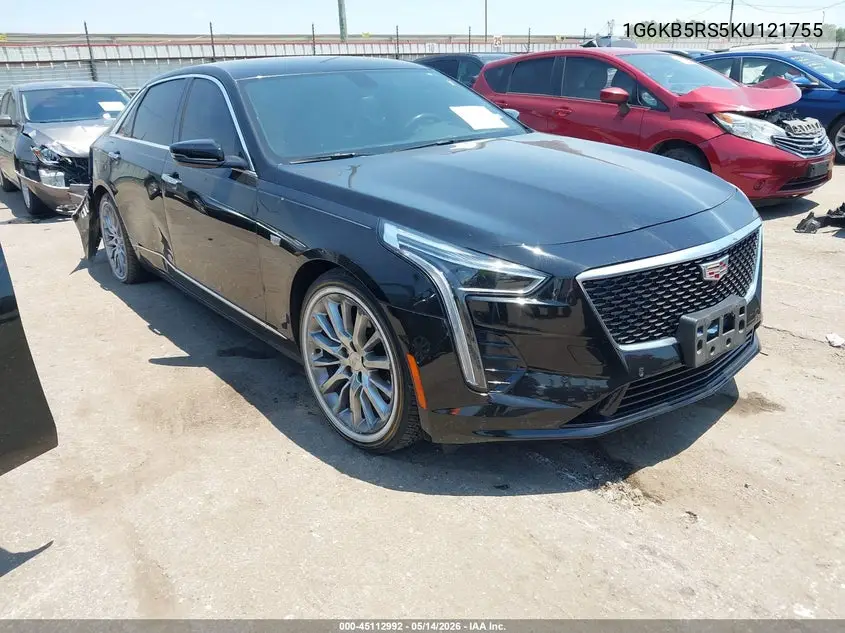 2019 Cadillac Ct6 Luxury VIN: 1G6KB5RS5KU121755 Lot: 45112992