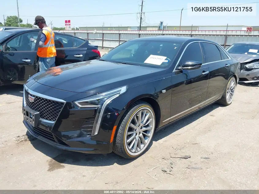 2019 Cadillac Ct6 Luxury VIN: 1G6KB5RS5KU121755 Lot: 45112992