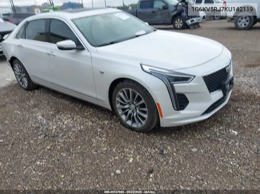 2019 Cadillac Ct6 Platinum VIN: 1G6KV5RJ7KU142119 Lot: 45137988