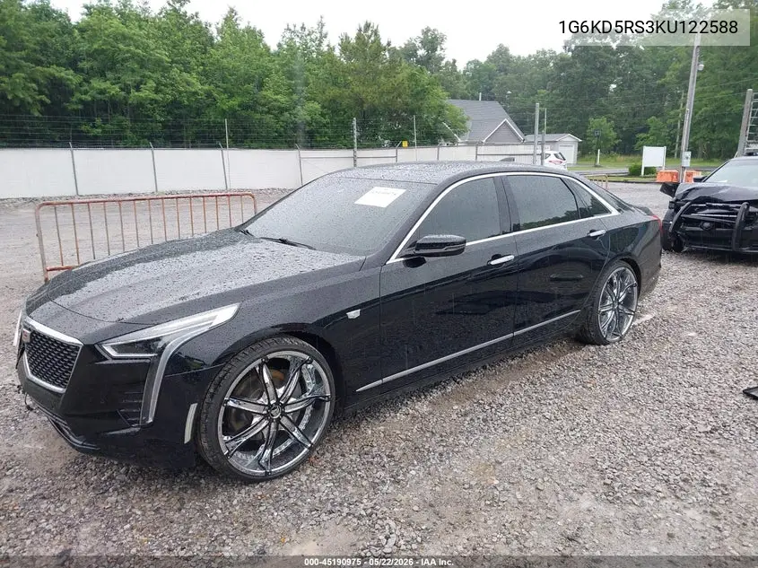 2019 Cadillac Ct6 Premium Luxury VIN: 1G6KD5RS3KU122588 Lot: 45190975