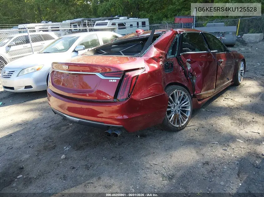 2019 Cadillac Ct6 Premium Luxury VIN: 1G6KE5RS4KU125528 Lot: 45255961