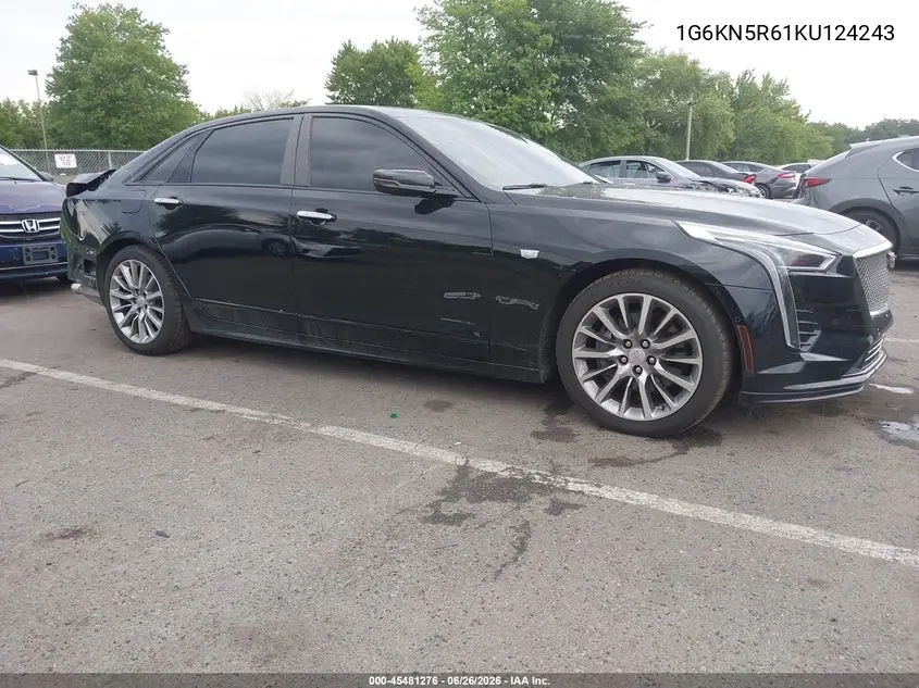 2019 Cadillac Ct6 Sport VIN: 1G6KN5R61KU124243 Lot: 45481276