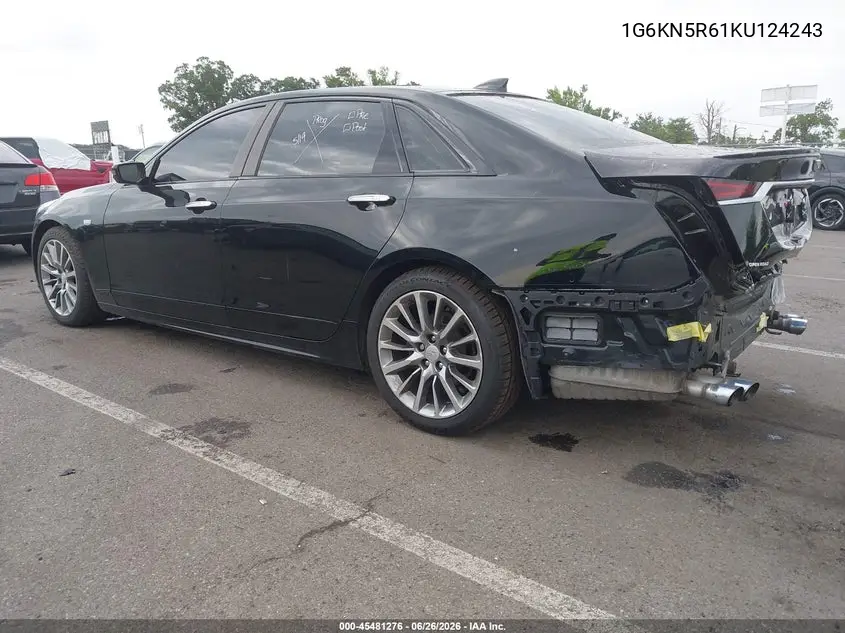 2019 Cadillac Ct6 Sport VIN: 1G6KN5R61KU124243 Lot: 45481276