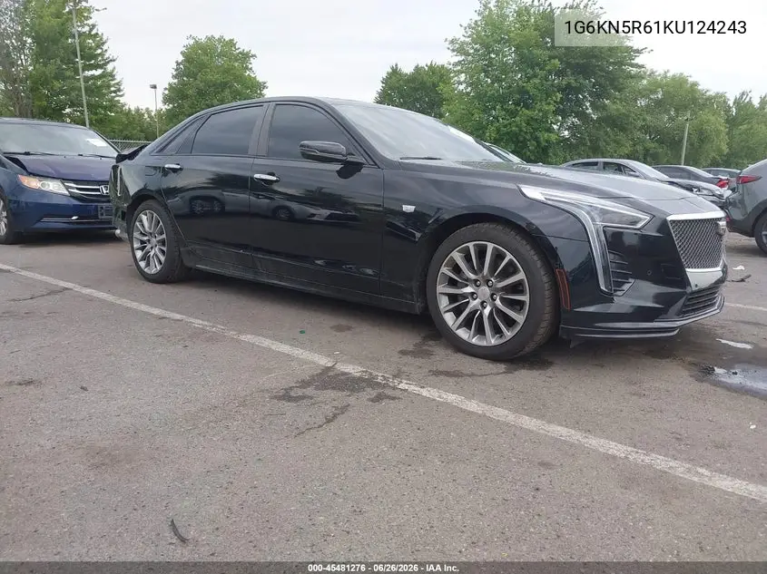 2019 Cadillac Ct6 Sport VIN: 1G6KN5R61KU124243 Lot: 45481276