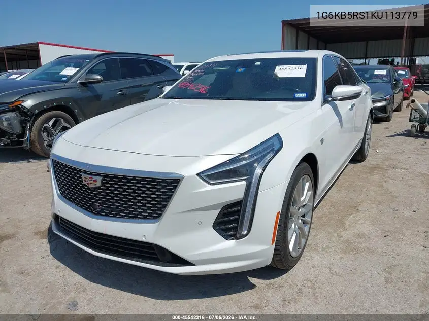 2019 Cadillac Ct6 Luxury VIN: 1G6KB5RS1KU113779 Lot: 45542316