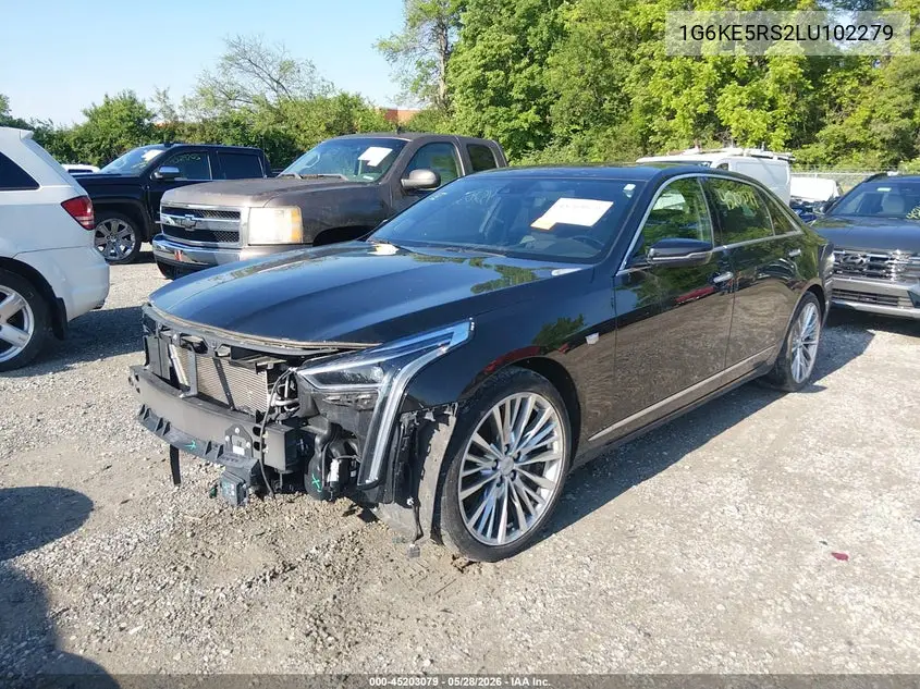 2020 Cadillac Ct6 Awd Premium Luxury VIN: 1G6KE5RS2LU102279 Lot: 45203079