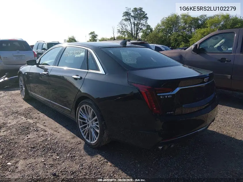 2020 Cadillac Ct6 Awd Premium Luxury VIN: 1G6KE5RS2LU102279 Lot: 45203079