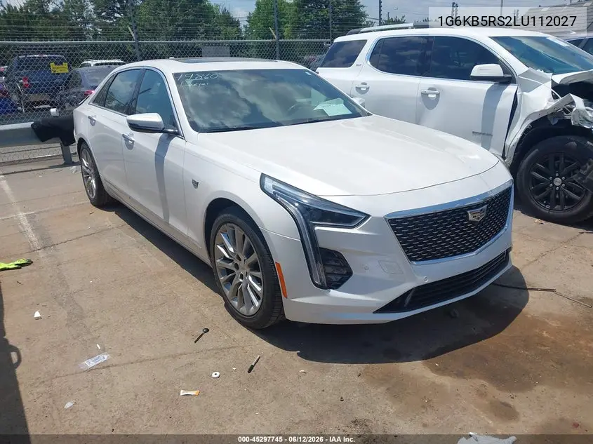 2020 Cadillac Ct6 Awd Luxury VIN: 1G6KB5RS2LU112027 Lot: 45297745