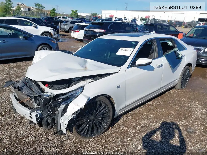 2020 Cadillac Ct6 Awd Premium Luxury VIN: 1G6KE5RS1LU110289 Lot: 45476521
