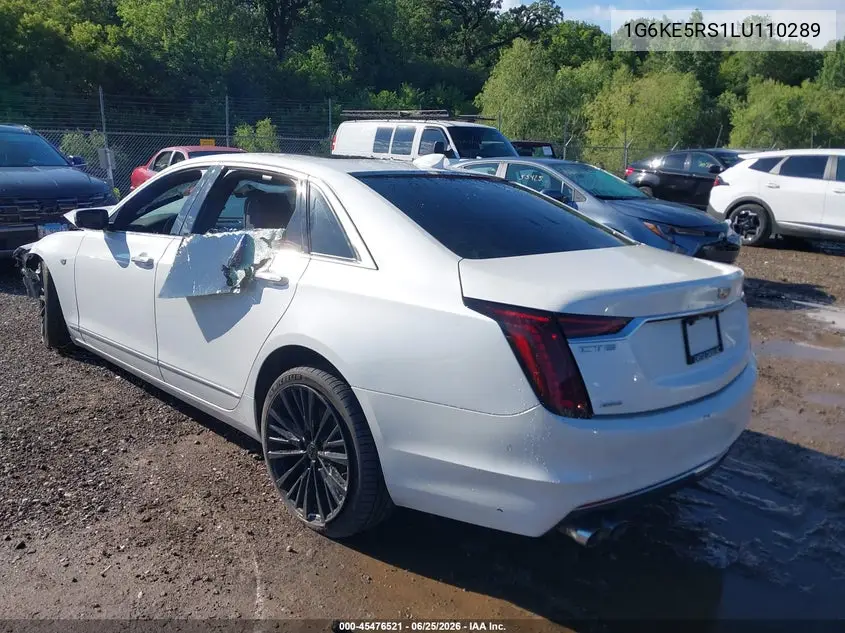 2020 Cadillac Ct6 Awd Premium Luxury VIN: 1G6KE5RS1LU110289 Lot: 45476521
