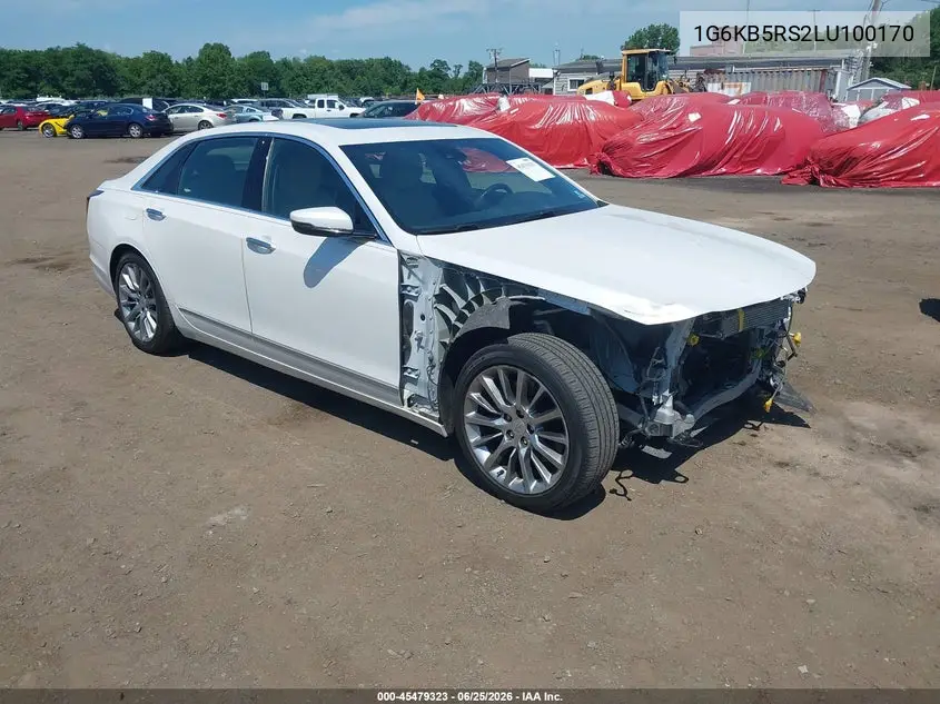 2020 Cadillac Ct6 Awd Luxury VIN: 1G6KB5RS2LU100170 Lot: 45479323