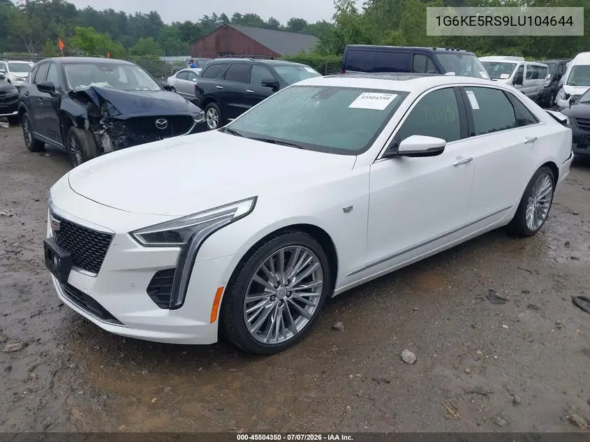 2020 Cadillac Ct6 Awd Premium Luxury VIN: 1G6KE5RS9LU104644 Lot: 45504350